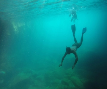 Grotten snorkeltour per boot
