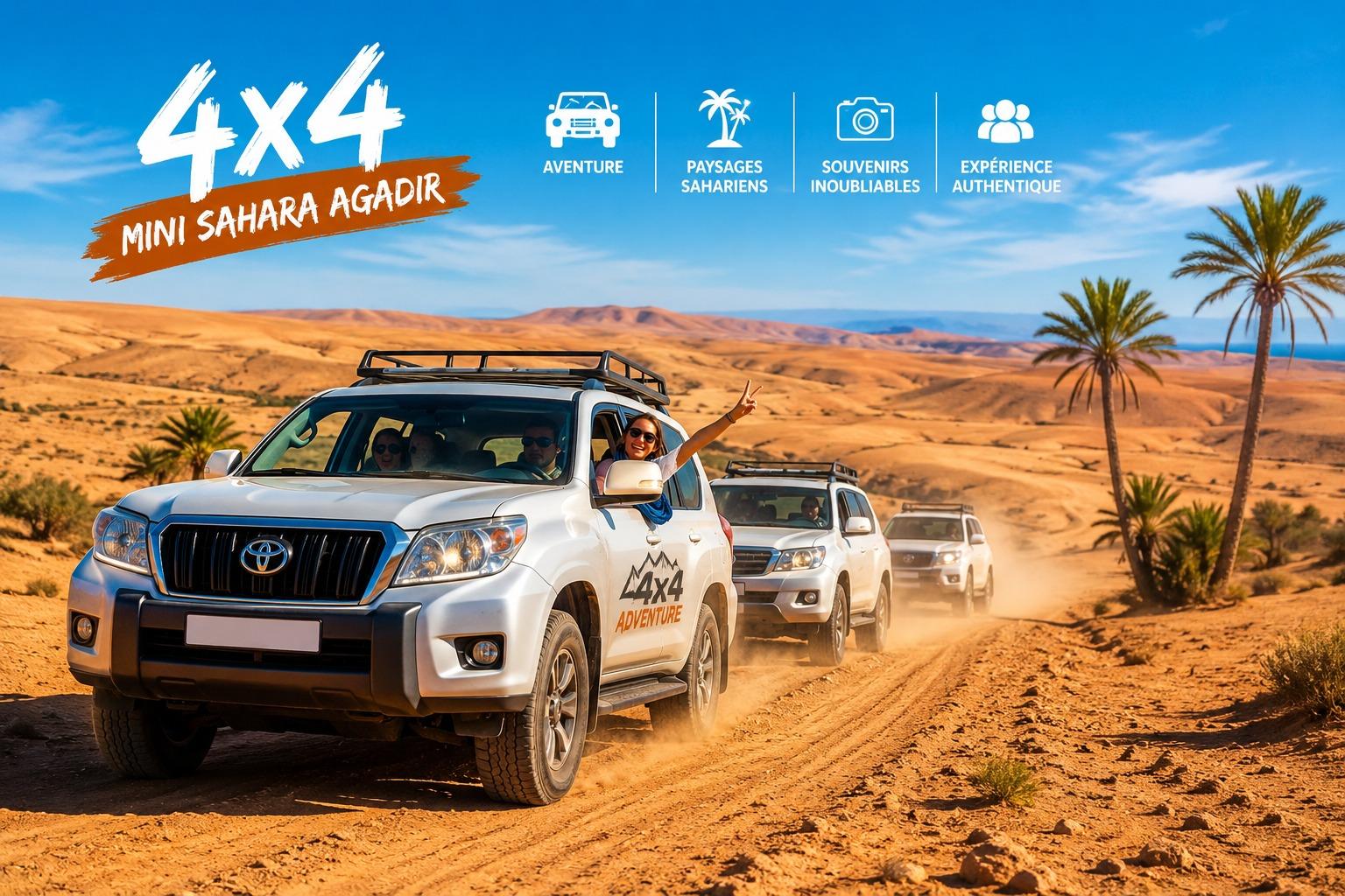Ab Agadir: Kleine Sahara-Geländewagentour mit Mittagessen & Dörfern