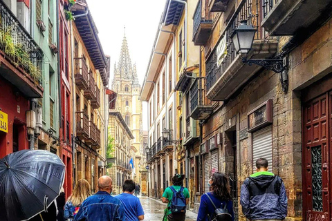 Visita o centro histórico de Oviedo