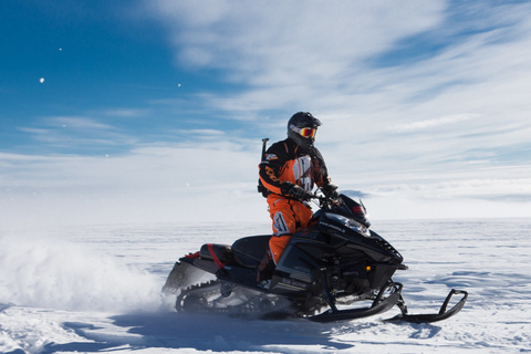 Private Golden Circle with Snowmobile Ride from Reykjavik