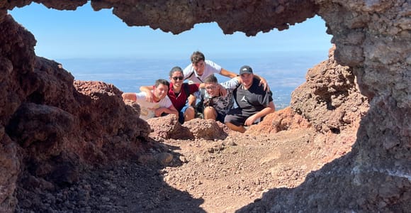 From Catania: Etna Volcano Crater Hike & Sicilian Tasting