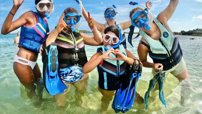 DE PAPHOS: Snorkeling nos rochedos de Moulia (barco)