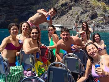 Los Gigantes to Teno: Boat trip with snorkeling & drinks