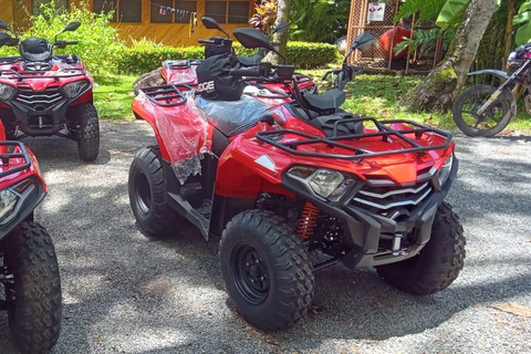From Tambor: ATV and Zipline Tour with Waterfall Swim