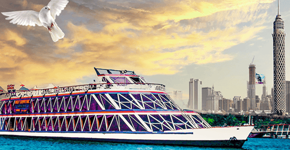 Cairo: Luxury Nile Onyx Dinner Cruise, Belly Dance & Shows