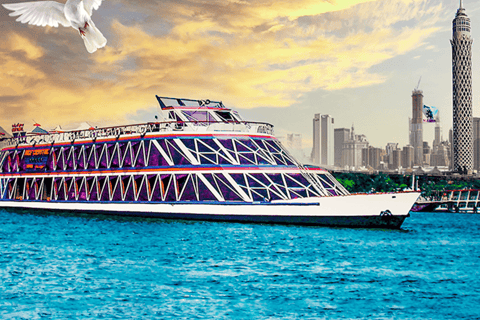 Cairo: Luxury Nile Onyx Dinner Cruise, Belly Dance & Shows Nile Onyx Dinner Cruise, Belly Dance Show Without Transfer