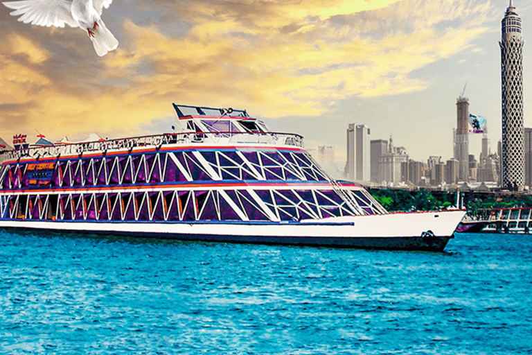 Cairo: Luxury Nile Onyx Dinner Cruise, Belly Dance & Shows Nile Onyx Dinner Cruise, Belly Dance Show Without Transfer