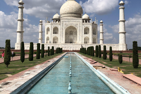 From Delhi: Agra Day Trip with Taj Mahal and Agra FortAC Car and Tour Guide Service Only