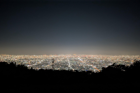 Osaka : visite nocturne du mont Ikoma avec la ligne d'horizon