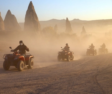 From Ürgüp/Göreme: Cappadocia Sunrise or Sunset Quad Tour