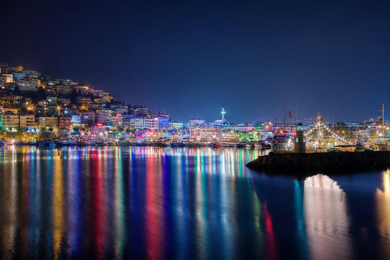 Safari notturno di Alanya e gita in barca con cena sul fiume