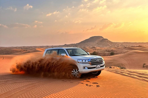 Doha: Inland Sea Desert Safari with Sunset & Sunrise Views Private Tour