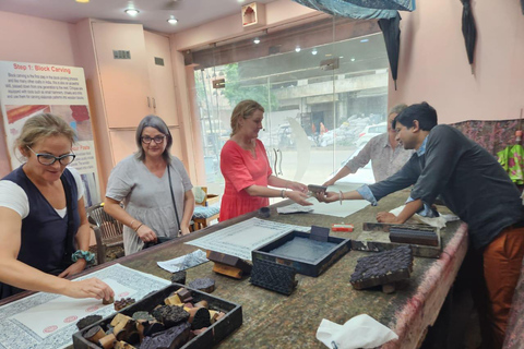 Jaipur: Block Printing Workshop In the Heart of City Center