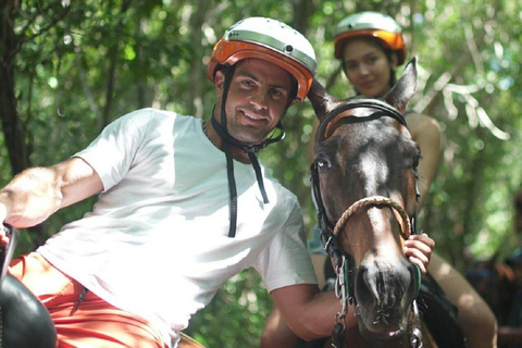 Punta Cana: Horseback Ride and Swim with Hotel Pickup