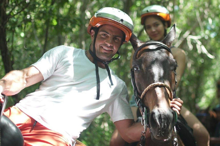 Punta Cana: Horseback Ride and Swim with Hotel Pickup