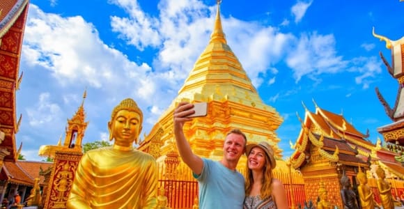 Doi Suthep Temple, Wat Pha Lat & Hmong Village with Tickets