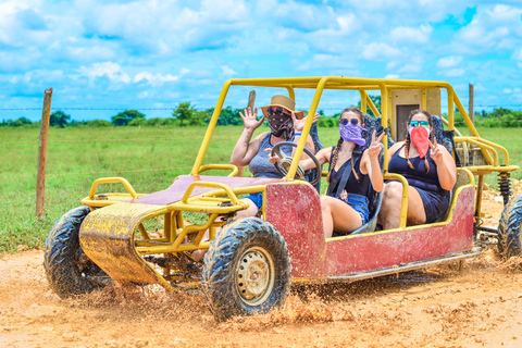 Punta Cana: Buggy with Transportation and Cenote & Macao Beach