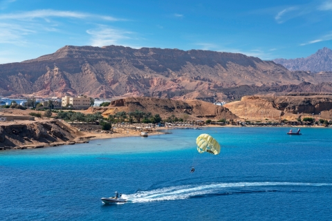 Depuis Sharm : safari en quad, parachute ascensionnel, bateau en verre et sports nautiquesDepuis le sud du Sinaï : Buggy, parachute ascensionnel, bateau en verre et sports nautiques