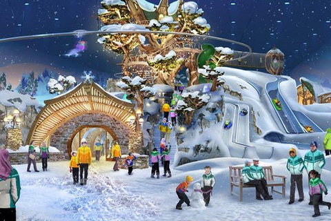 Abu Dhabi: Sheikh Zayed Grand Mosque & Snow Park Tour Dubai: Abudhabi Premium Tour With Buffet BBQ Lunch