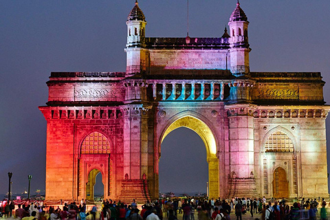 Visite de la ville de Mumbai en soirée avec excursion en croisière dînatoire