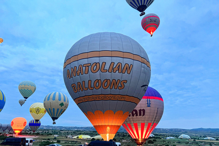 Zonsopgang ballonvaart in Cappadocië met champagneComfort vlucht