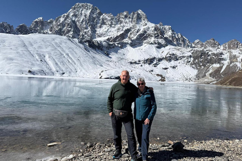 Everest Base Camp & Gokyo Lake Helicopter Flight landing Gokyo Lake Helicopter Flight Tour with Breakfast