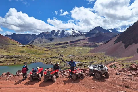ATV gennem Red Valley til Rainbow Mountain