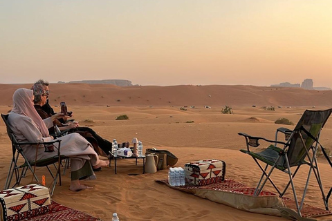 Riyadh : Desert Sunset (Camel Ride+Tea + Dinner (Kabsa))