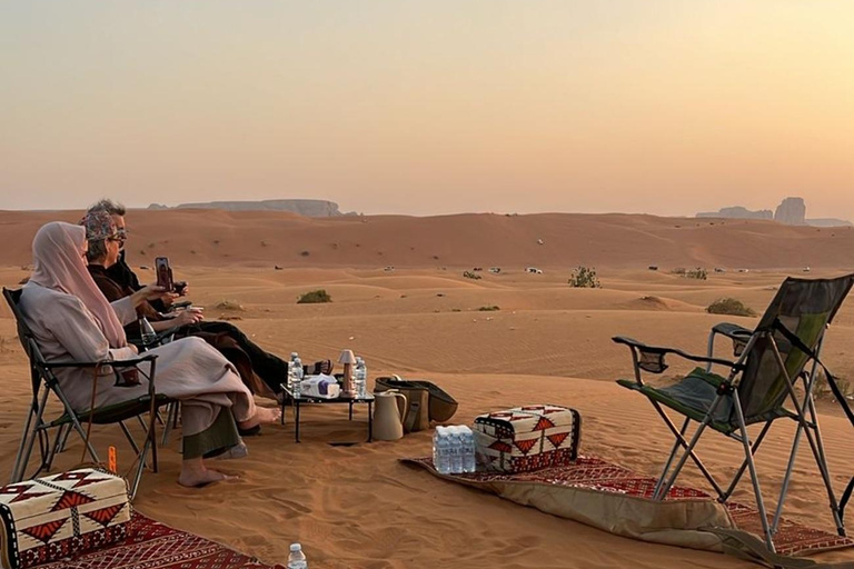 Riyadh : Desert Sunset (Camel Ride+Tea + Dinner (Kabsa))