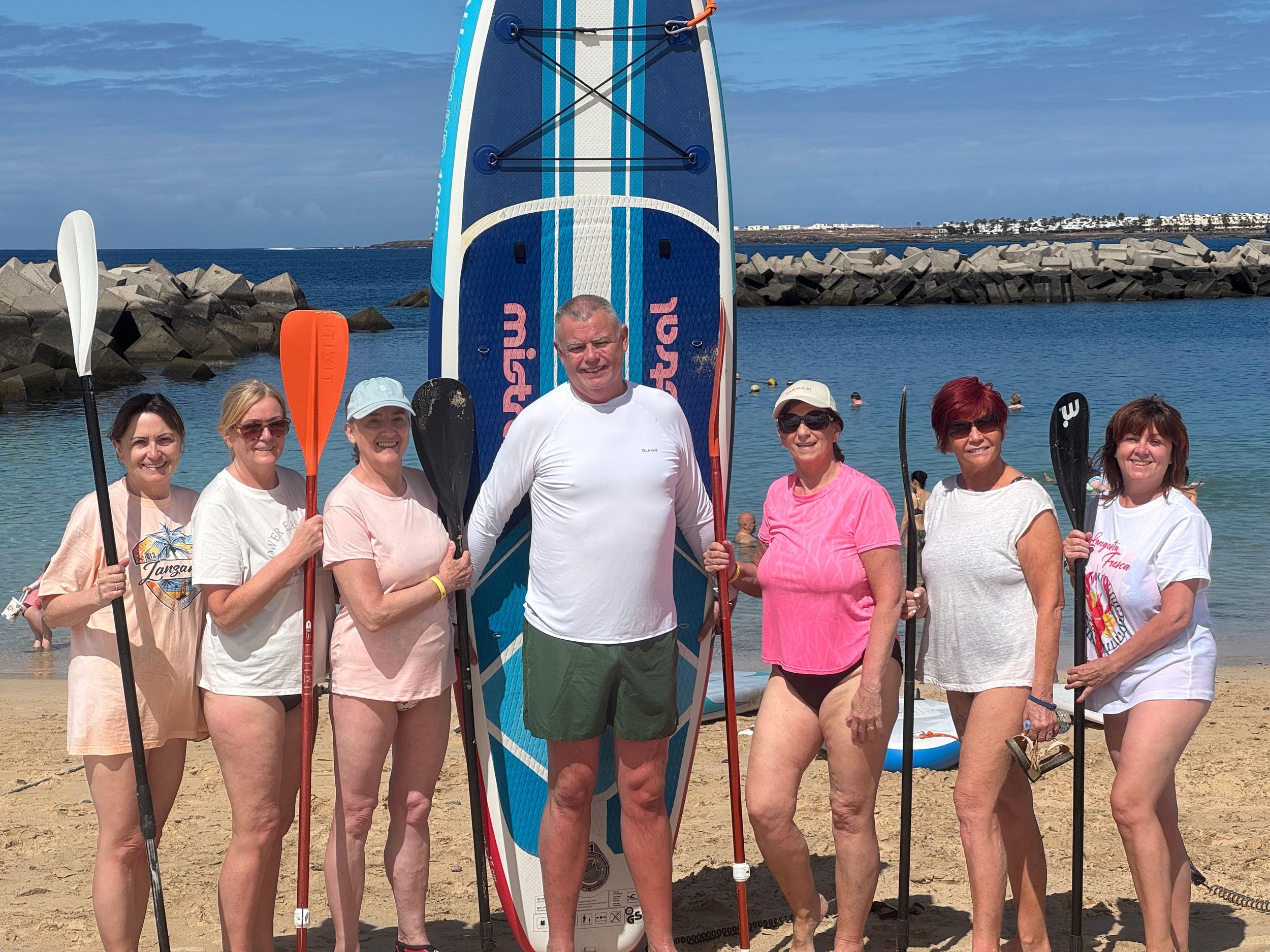 Playa Blanca: Stand-up-Paddleboard-Lektion