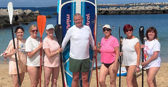 Playa Blanca: Stand-up Paddleboard Lesson