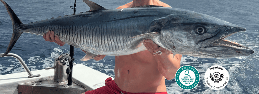 Cairns : excursion de pêche sur la Grande Barrière de Corail avec déjeuner