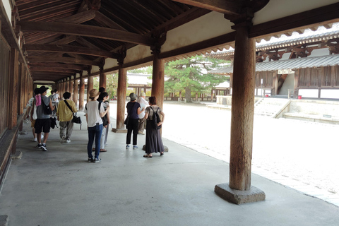 Nara: Hōryū-ji 2 horas no edifício de madeira mais antigo do mundo