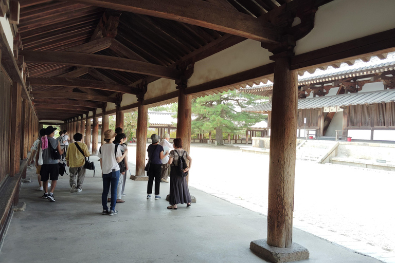 Nara: Hōryū-ji 2 uur bij het oudste houten gebouw ter wereld