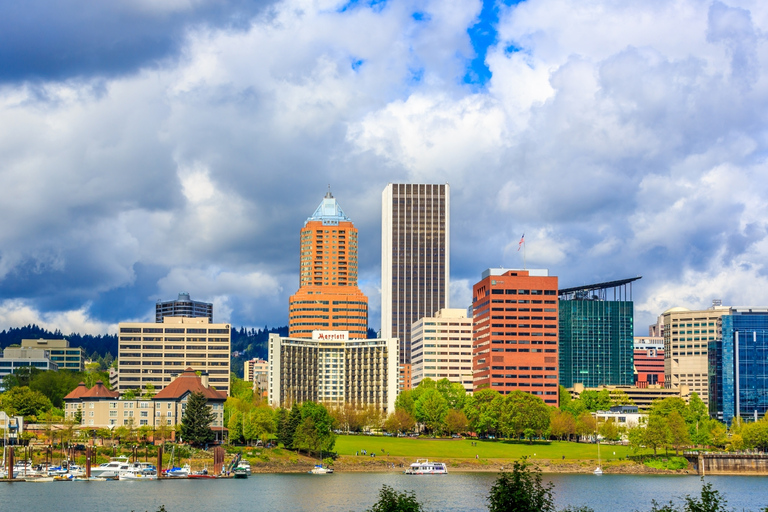 Piesza wycieczka z przewodnikiem po centrum Portland w stanie Oregon