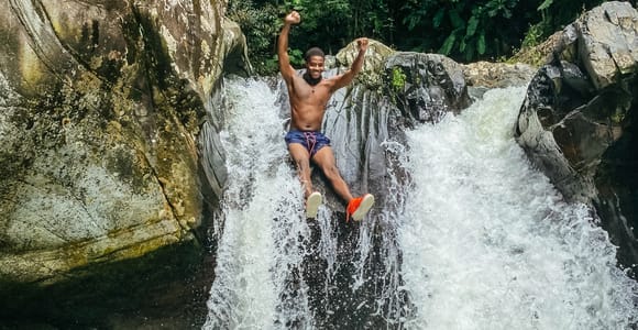From San Juan: El Yunque Rainforest and Waterslide Tour