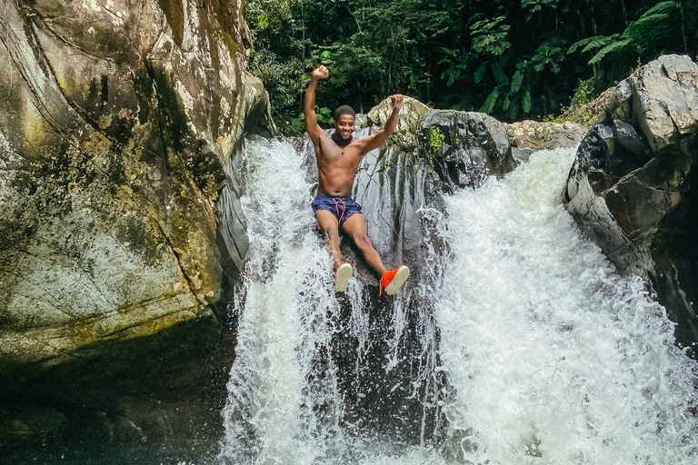 De San Juan: visite de la forêt tropicale et du toboggan aquatique d'El Yunque