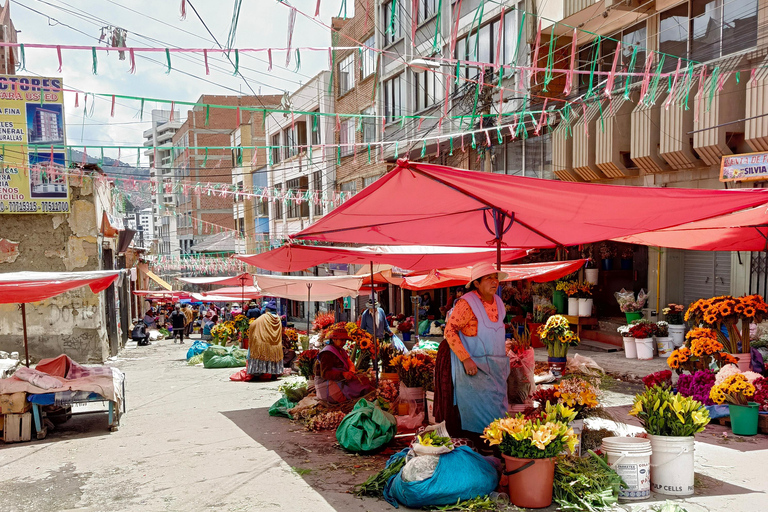 La Paz-El Walking-cable car Tour and the real witches market