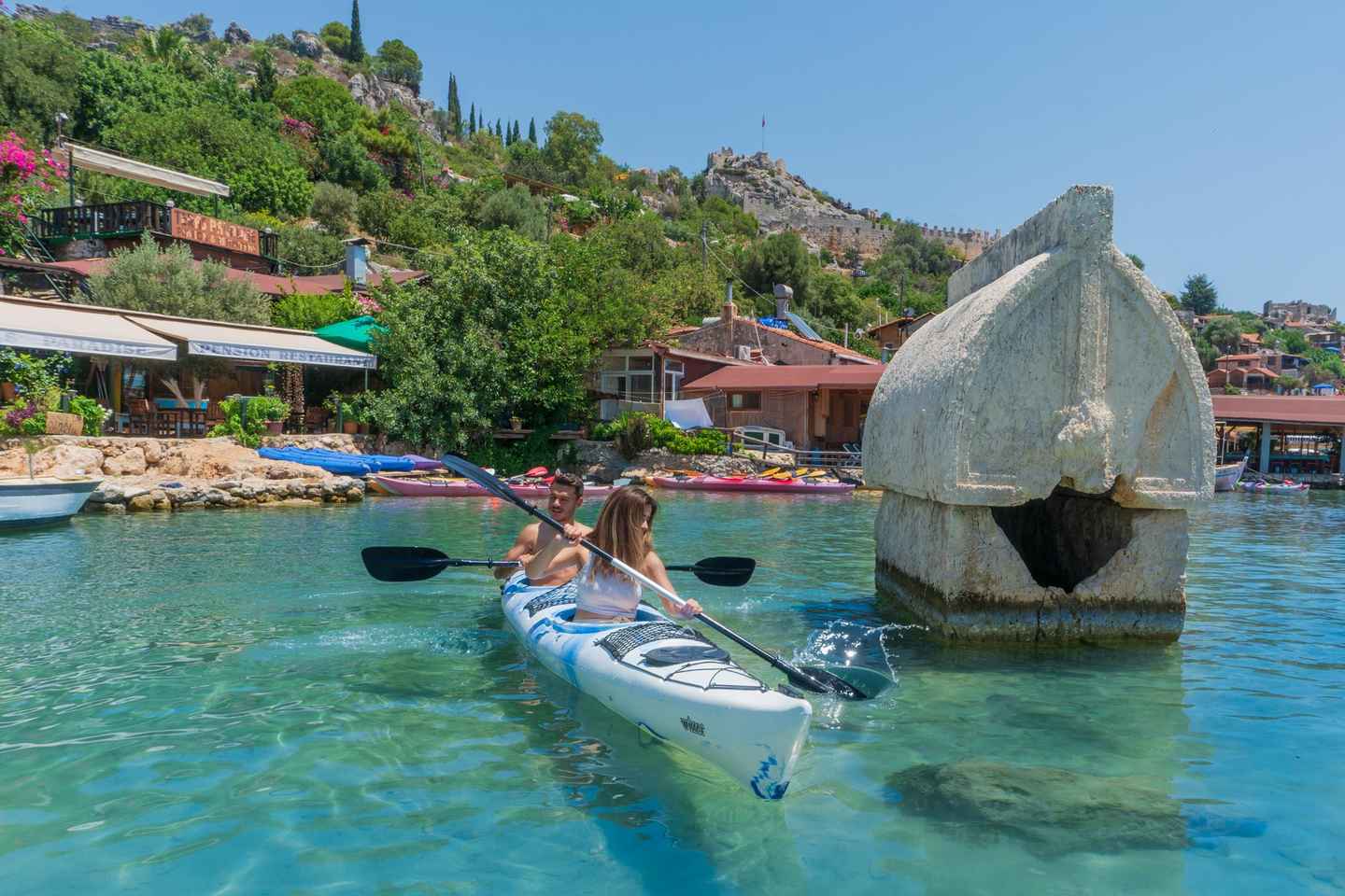 From Ucagiz: Kekova Sea Guided Kayaking Tour