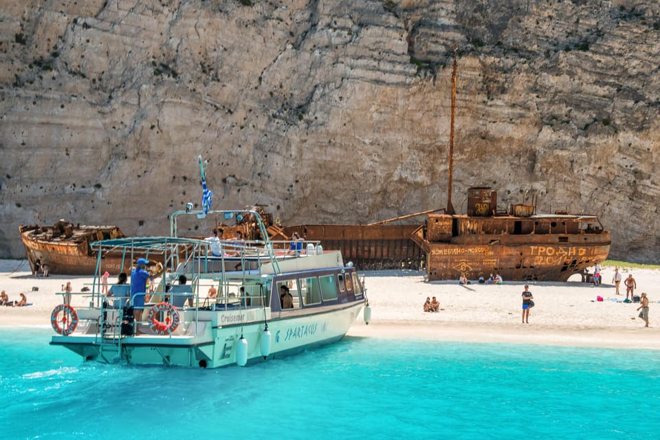 Zakynthos: Above & Beyond Shipwreck & Blue Caves Tour