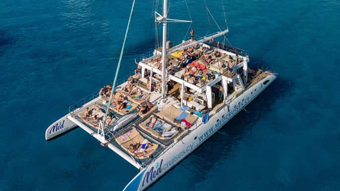 Ayia Napa/Protaras: Adults-Only, All-Incl. Sunset Catamaran