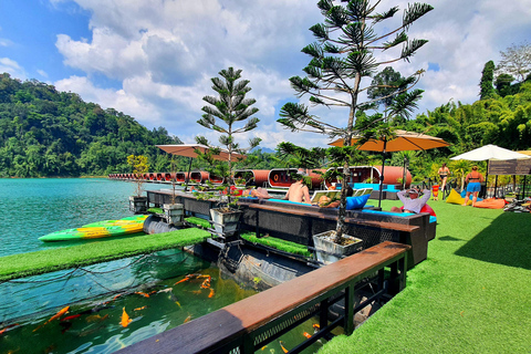 Phuket or Anywhere: Private Boat Cheow Lan Lake>Diamond Cave Option 2: From Krabi with Roundtrip Hotel Transfer