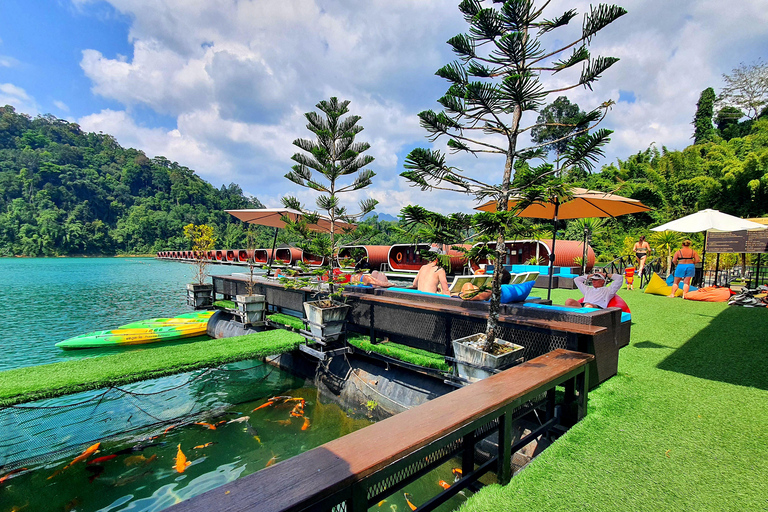 Phuket or Anywhere: Private Boat Cheow Lan Lake>Diamond Cave Option 2: From Krabi with Roundtrip Hotel Transfer