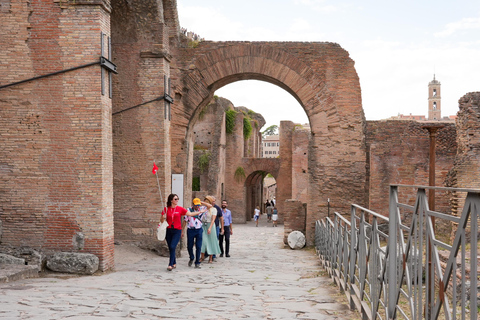 Roma: Tour dell&#039;Arena del Colosseo, del Foro Romano e del PalatinoTour per piccoli gruppi (massimo 10 partecipanti)