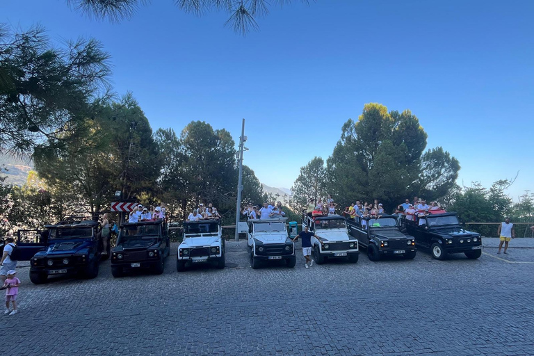 Alanya: Night Safari and Disco Boat Tour with Dinner