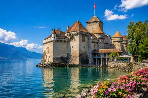 From Geneva: Lake Geneva Grand Circle Private Day Trip
