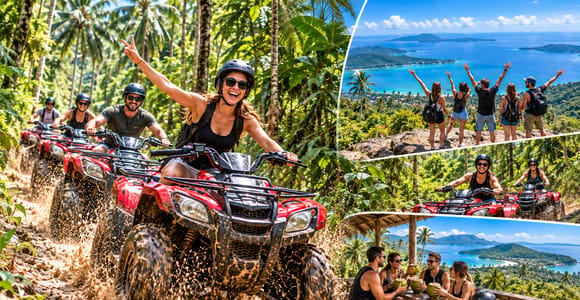 Koh Samui: 2-Hour ATV Jungle Safari to a Secret Viewpoint