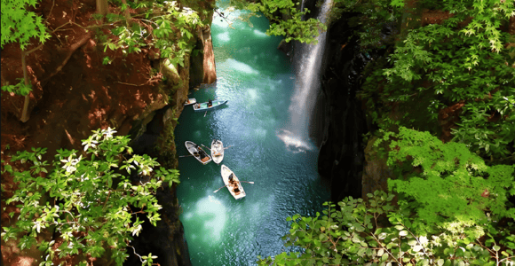 Von Fukuoka: Tagestour nach Miyazaki, zur Takachiho-Schlucht und zu Schreinen