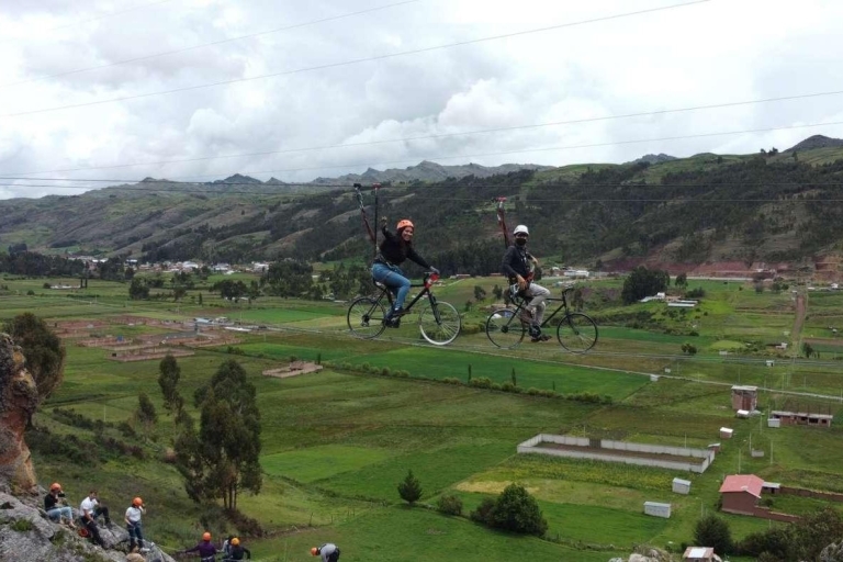 Cusco - Skybike, escalade et rappel à Cachimayo
