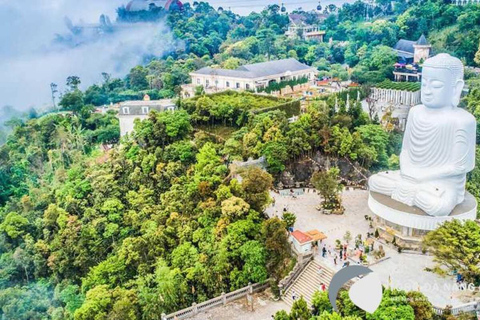 Explore a Ba Na Hill e a Golden Bridge ao pôr do sol com jantarTeleférico de Ba Na Hills e ingresso para o Fantasy Park não incluídos